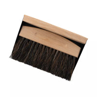 Bamboo table brush with dustpan black