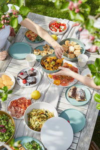 Serving bowl in rPET Iceberg Green ø 18cm H 8cm