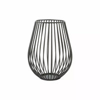 Wire candle holder black ø 11.5cm