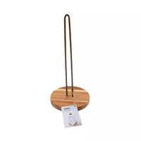 Acacia wood paper towel holder