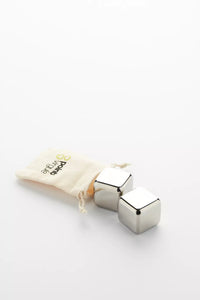 Set van 2 herbruikbare ijsblokjes met zakje