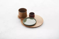 Sharing round hamburger board made from acacia, 13x25x2cm FSC®