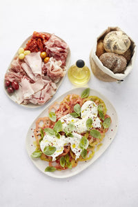 Plat de présentation blanc cassé 30x21cm