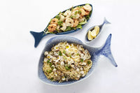 Plat à poisson bleu 18x7cm