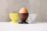 Wire egg cup yellow