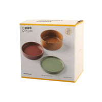 Sharing set met 3 schaaltjes 15x15x11cm