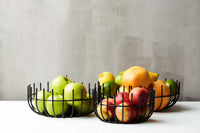 Wire basket black Ø 20cm