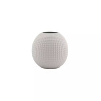 Lage vaas lichtgrijs