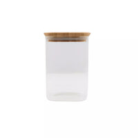 Storage jar with bamboo lid 800ml