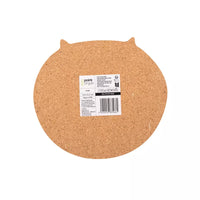 Sous-plat en liège chat