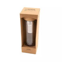 Double-walled tea bottle with infuser 420ml