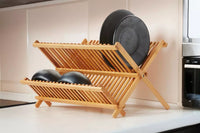 Bamboo dish rack