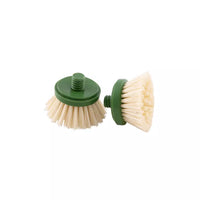 Set of 2 brush heads for bamboo cleaning brush