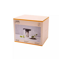 Teapot with infuser black 1L