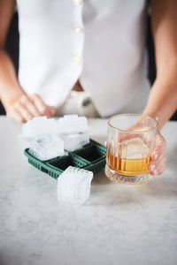 Ice mold spike cube Forest Green