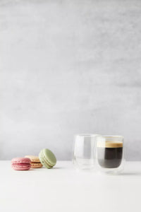 Set de 2 verres double paroi 80ml