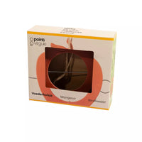 Voederhuisje appel vogels uit bamboevezel vintage maroon