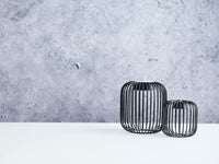 Wire tealight holder black ø 13cm