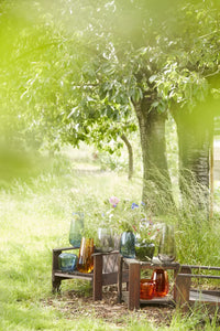 Vase bleu Ø 20cm H 18cm