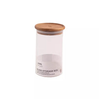 Container with acacia wood lid 700ml