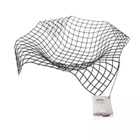 Wire envelope basket black 34x34x8.5cm