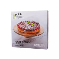 Plat à tarte sur pied en acacia ø 32cm FSC®