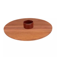 Sharing set met magnetische draaibare plateau uit acacia en bowl Ø40cm FSC®