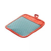 Manique en silicone platine Misty Grey/Rust 