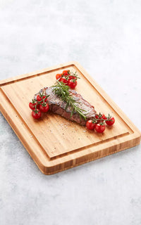 Bamboo meatboard with groove 40x30x3cm FSC®