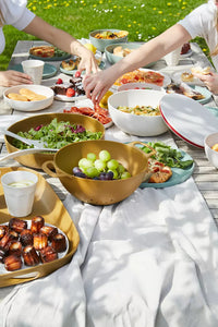 Serving bowl in rPET Summer Sand ø 24cm H 10cm