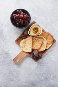 Hamburgerplank uit acaciahout vierkant 21cm FSC®