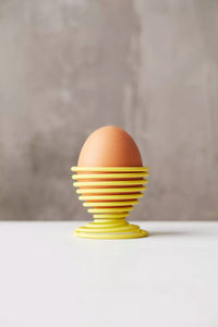 Wire egg cup yellow