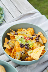 Serving bowl in rPET Iceberg Green ø 18cm H 8cm