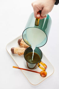 Carafe vert/ambre 730ml