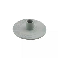 Bougeoir en céramique vert sauge