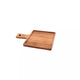 Hamburgerplank uit acaciahout vierkant 21cm FSC®