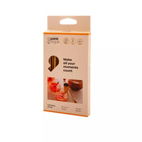 Set of 4 short cocktail drinking straws gold with cleaning brush