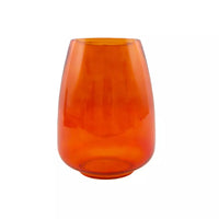 Vase orange Ø 18.5cm H 24.5cm