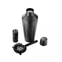 Set cocktail de démarrage 3 pièces en acier inoxydable noir