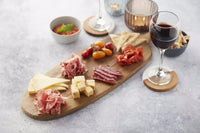 Long acacia wood serving board 56x18x1.5cm FSC®