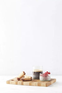 Set de 4 bols en verre upcyclé transparent 100ml