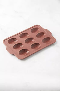 Mold for 9 madeleines Vintage Maroon