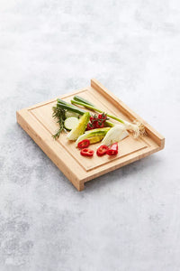 Bamboo over the sink board with groove 60x40x4cm FSC®