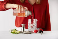 6-delige cocktailset uit glas