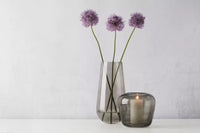 Vaas grijs Ø 17.5cm H 35cm