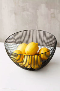 Wire basket black ø 25cm