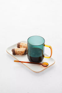 Tasse vert/ambre 340ml