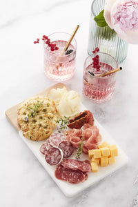 Set of 4 short cocktail drinking straws gold with cleaning brush