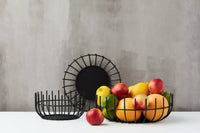 Wire basket black Ø 20cm