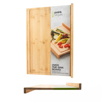 Bamboo over the sink board with groove 60x40x4cm FSC®